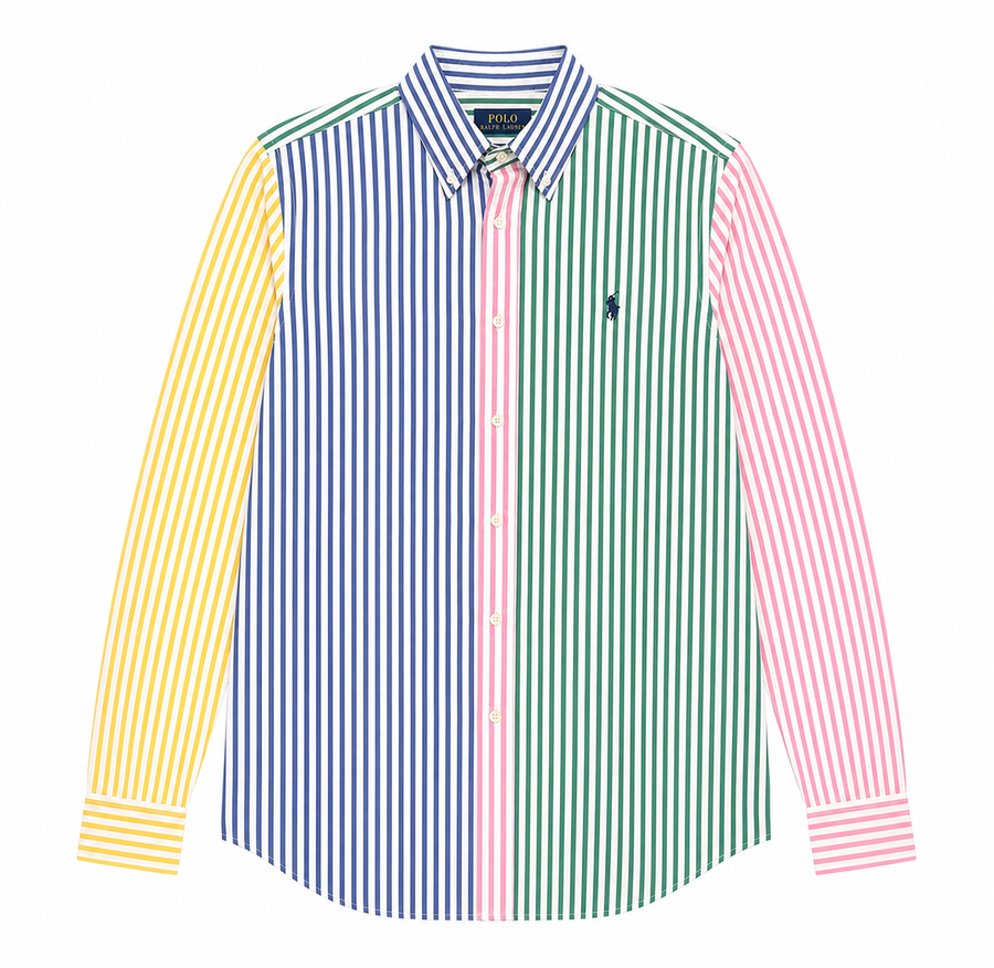 Polo Striped Shirt Blue
