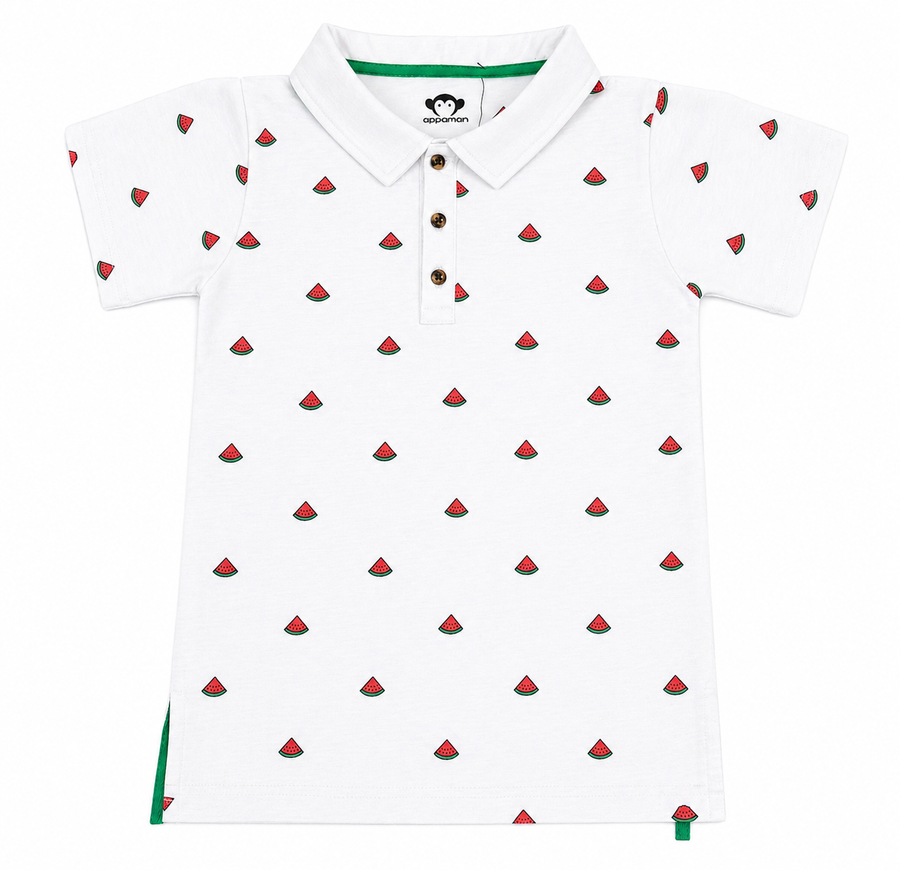 Appaman Fairbank Polo Watermelon