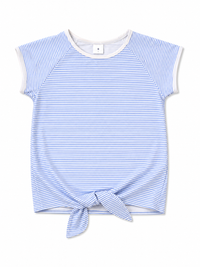 SR Stripe Knot Front Blue & White