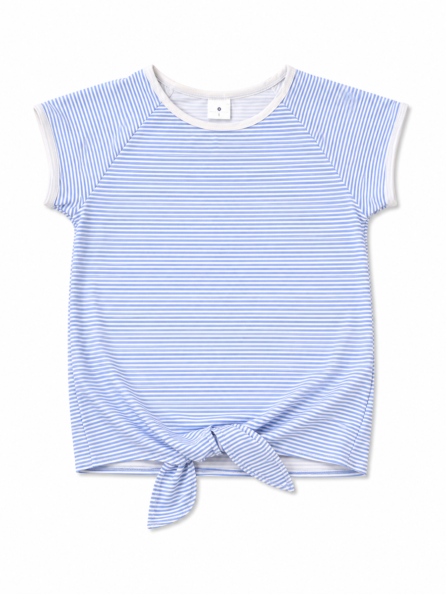 SR Stripe Knot Front Blue & White