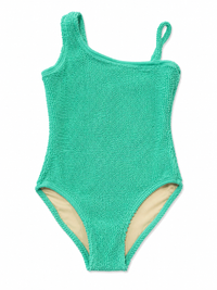Crinkle one shoulder - Green