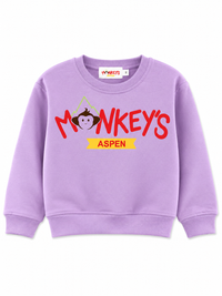 Monkey Brand Sweatshirt Purple - Aspen