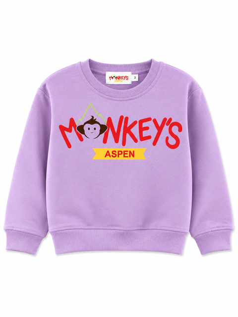 Monkey Brand Sweatshirt Purple - Aspen