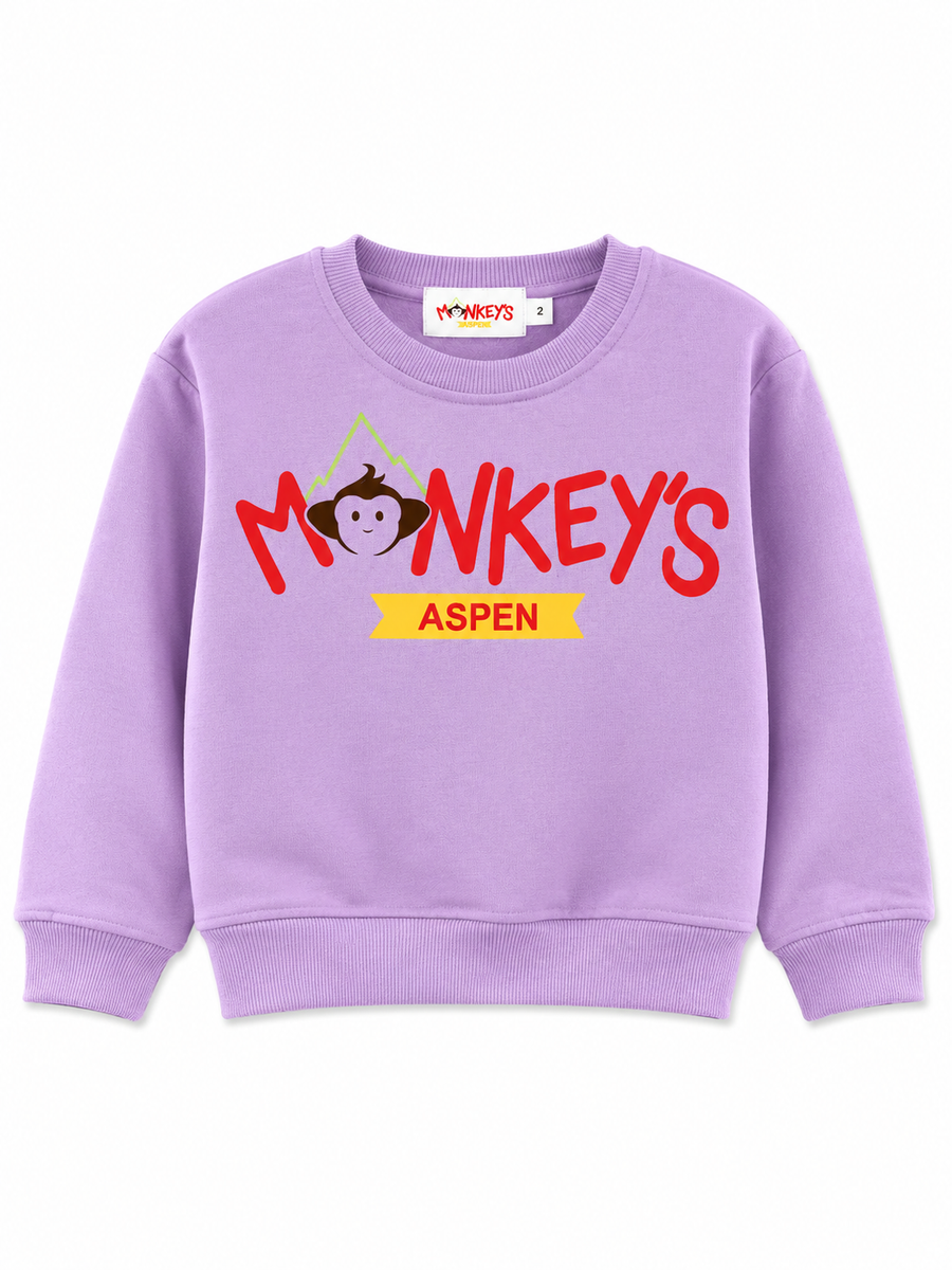 Monkey Brand Sweatshirt Purple - Aspen