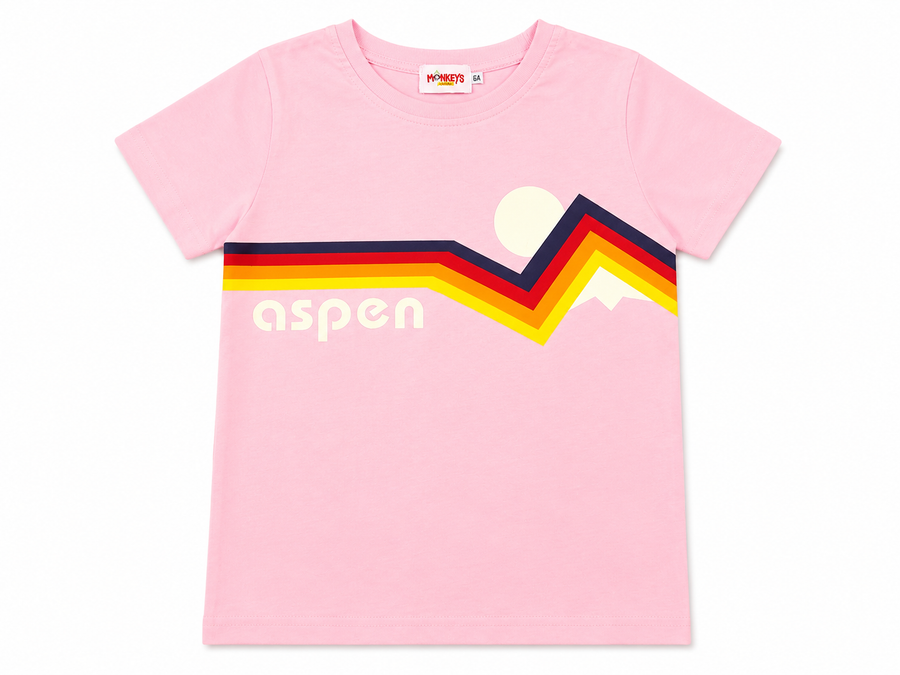 Monkeys Aspen T-Shirt Pink