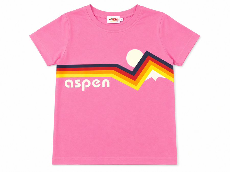 Monkeys Aspen T-Shirt Hot Pink