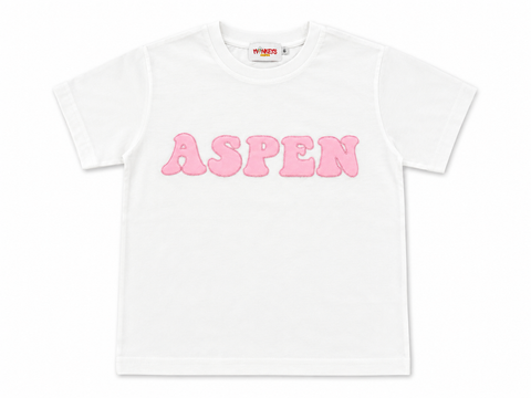 Monkey Aspen Bubble T White/Pink