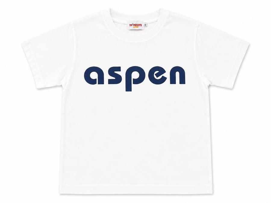 Monkey Aspen Bubble T White/Navy