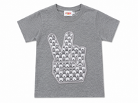 Monkey Tshirt Mountain Grey Patch