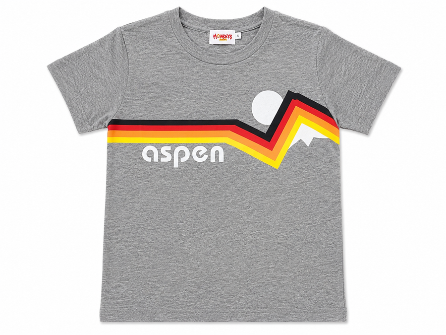 Monkey Aspen Tshirt Grey