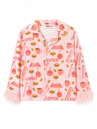 Monkey Smores PJ Pink