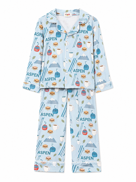 Monkey Smores PJ Blue