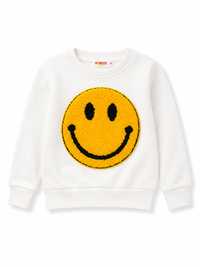 Monkey Smile Sweatshirt White