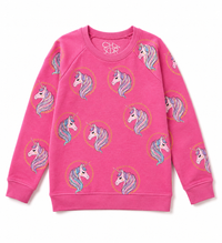 Chaser Cozy Knit Jogger Unicorn Wreath