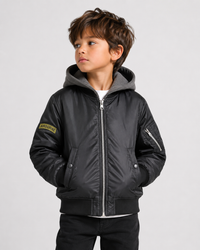 VH Hooded Bomber Jacket Patches All