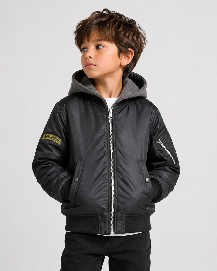 VH Hooded Bomber Jacket Patches All