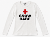 T2love LS Crew Snow Babe