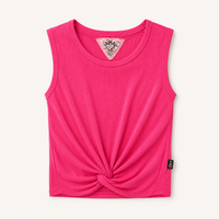T2love Knoted Top Hot Pink