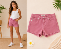 Lucy Shorts: Cut Off Flamingo