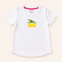 Terez Lemon Tee White