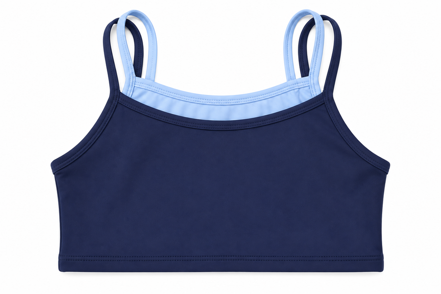 Katie J Greer double Cami Blue
