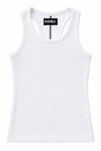 Katie J Mallory Tank White/black