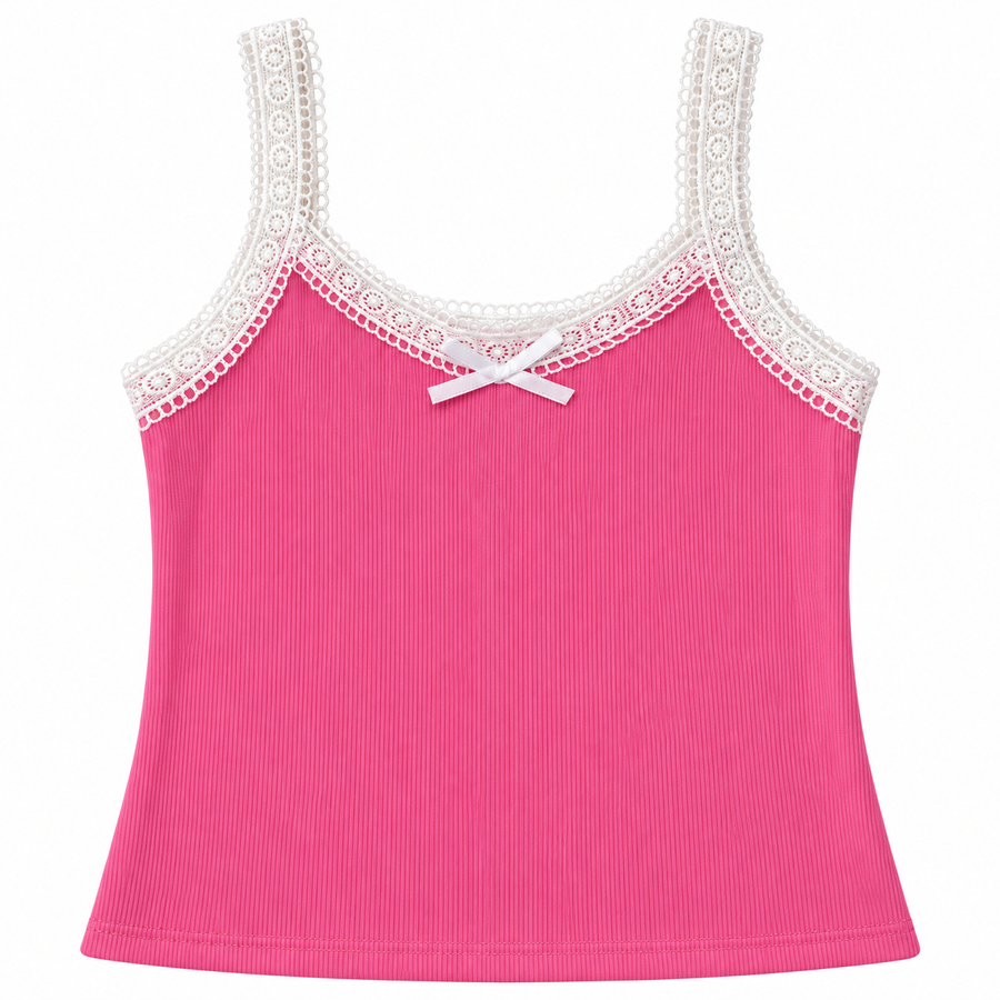 VH Tank Pink lace