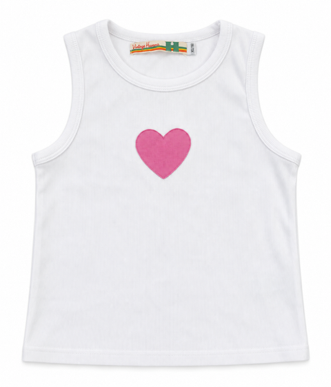VH Girls Tank Stripe Heart