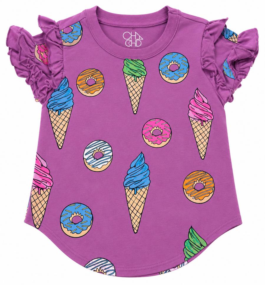 Chaser Ruffle Top Sweet