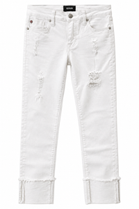 Hudson Jessa Skinny Crop White