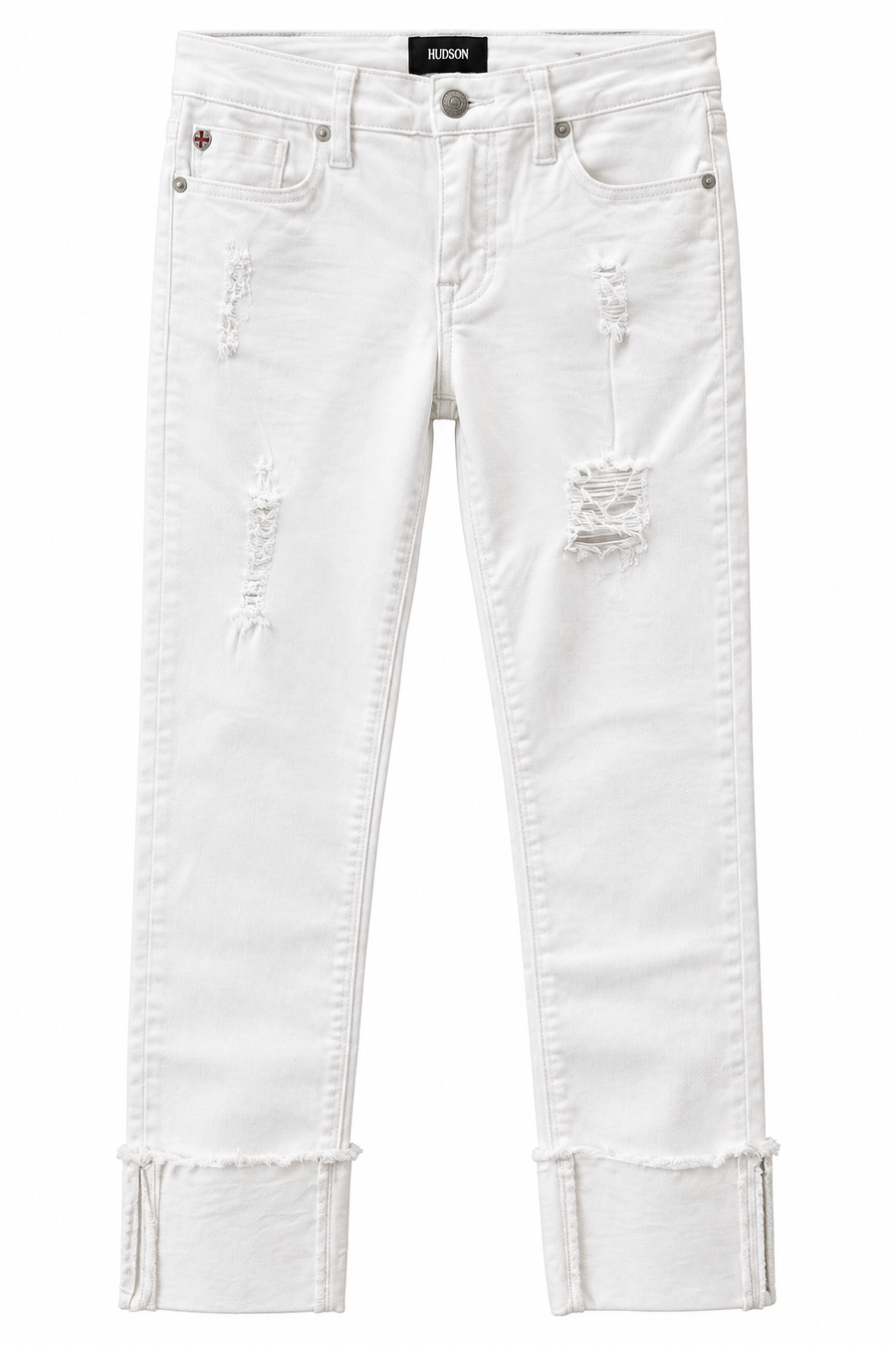 Hudson Jessa Skinny Crop White