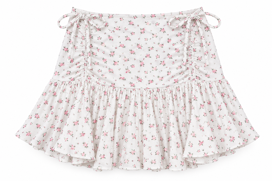 Katie J jax skirt Rose cream