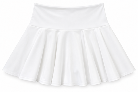 Flowers Skort White