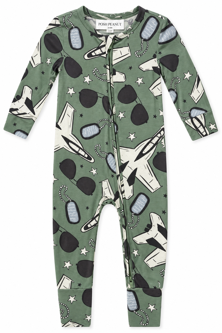 Airman - Convertible One Piece OPEN GREEN