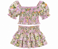 Katie J Bianca Skirt Set Pink Baroque