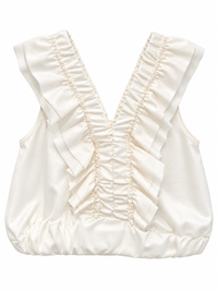 Trulove Ruffle Top White