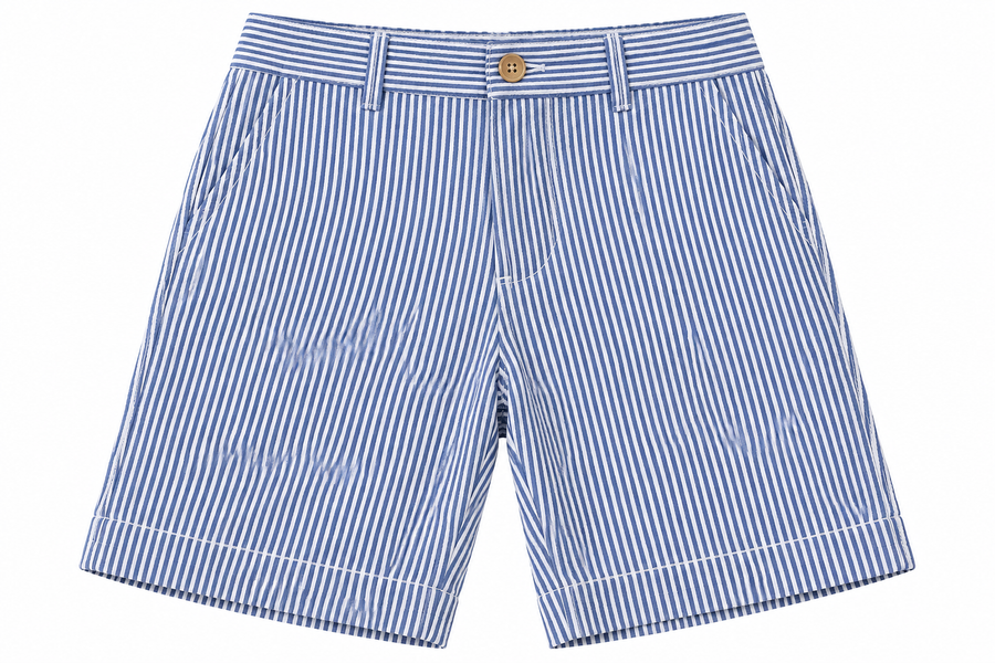 Polo Stripe Short blue