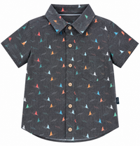 F4A Button Down Sharks