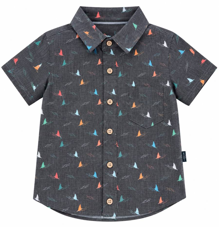 F4A Button Down Sharks