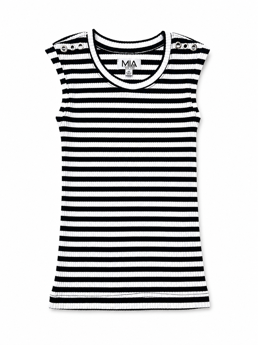 Mia Grommet Tank White