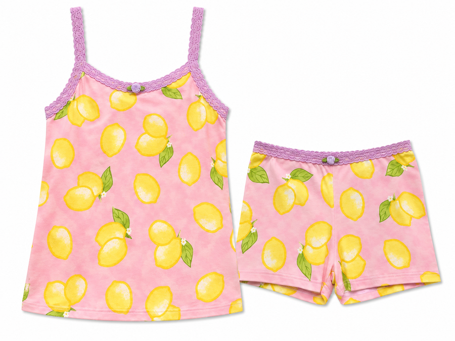 Esme Cami Boxers Lemon