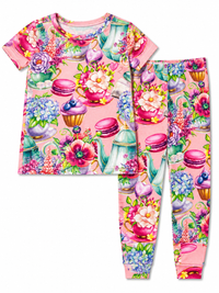 Elizabeth - Short Sleeve Basic Pajama PINK