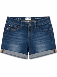 DL1961 Piper Cuffed Short Dark Denim