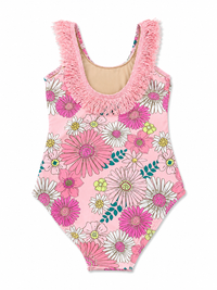 Fringe back 1pc - Retro Blossom Pink