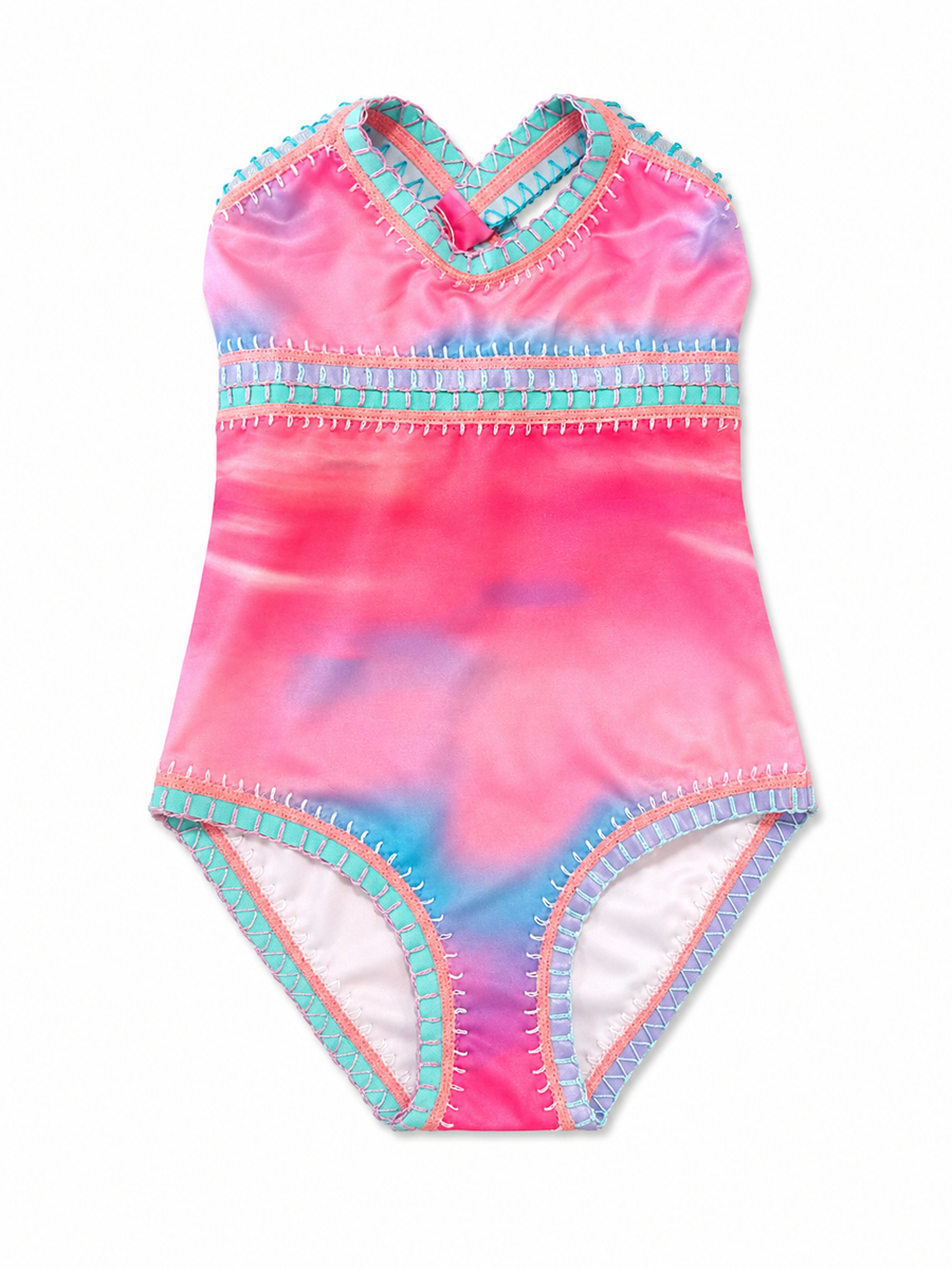 PQ Swim All - One-Piece Pink Tie-Dye