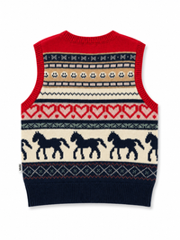 Molo Grace Sweater Vest Horse Gallop