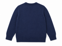 Monkey Aspen Bear Sweater - Navy