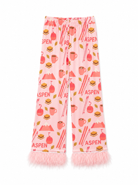 Monkey Smores PJ Pink