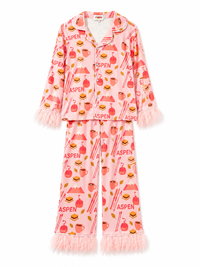 Monkey Smores PJ Pink