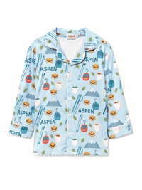 Monkey Smores PJ Blue
